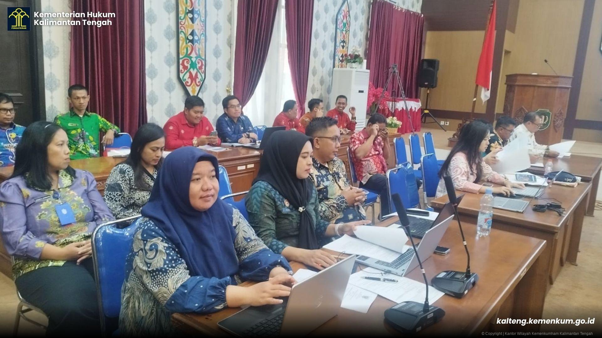 Dorong Kualitas Regulasi Daerah, Kanwil Kemenkum Kalteng Dampingi Pembahasan Raperda Inisiatif DPRD Katingan