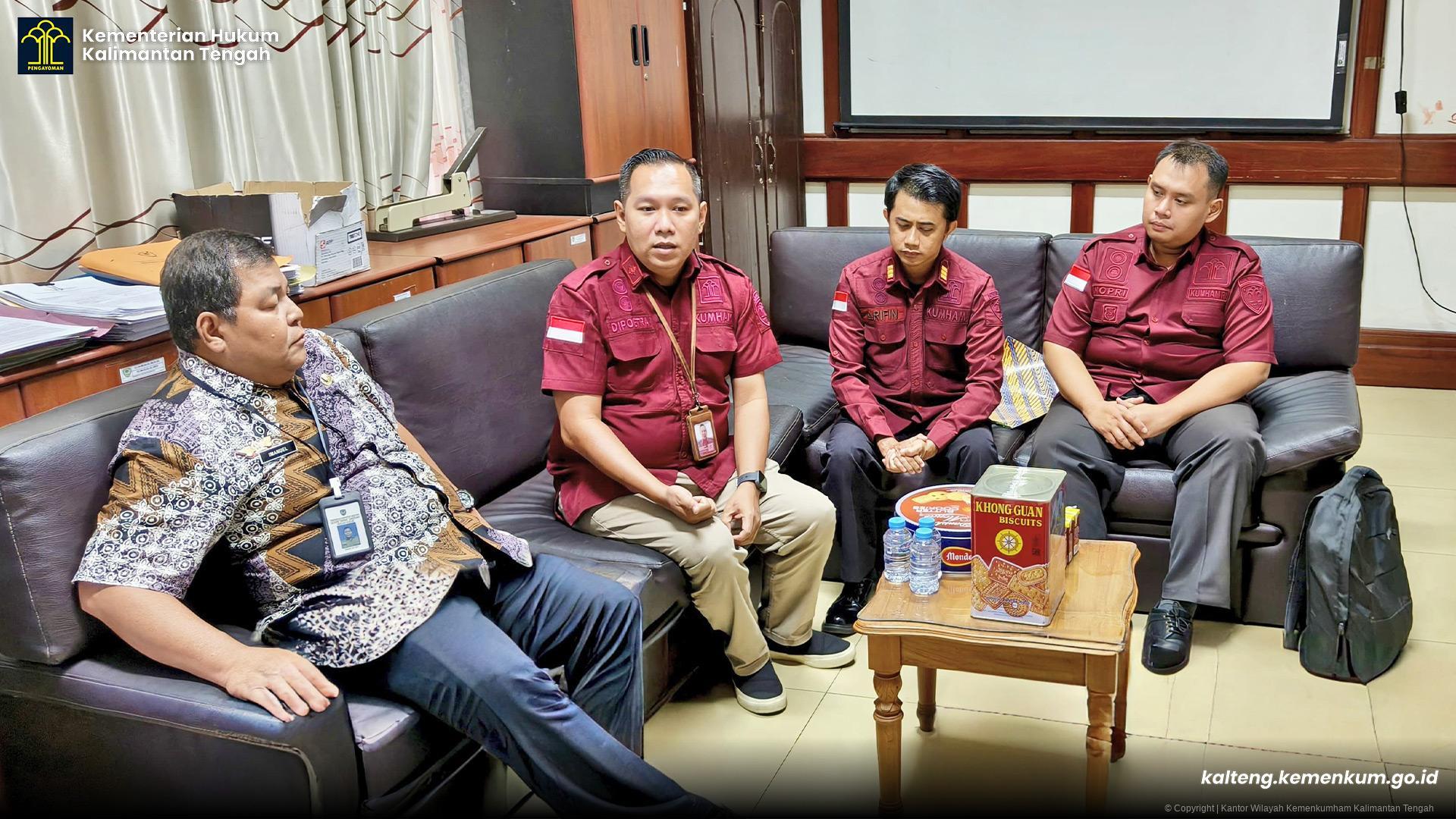 Perkuat Sinergi, Kanwil Kemenkum Kalteng Lakukan Koordinasi Harmonisasi Produk Hukum Daerah ke Kabupaten Seruyan